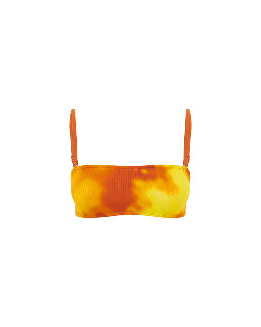 Front view of the Bandeau Top - Ablaze.
