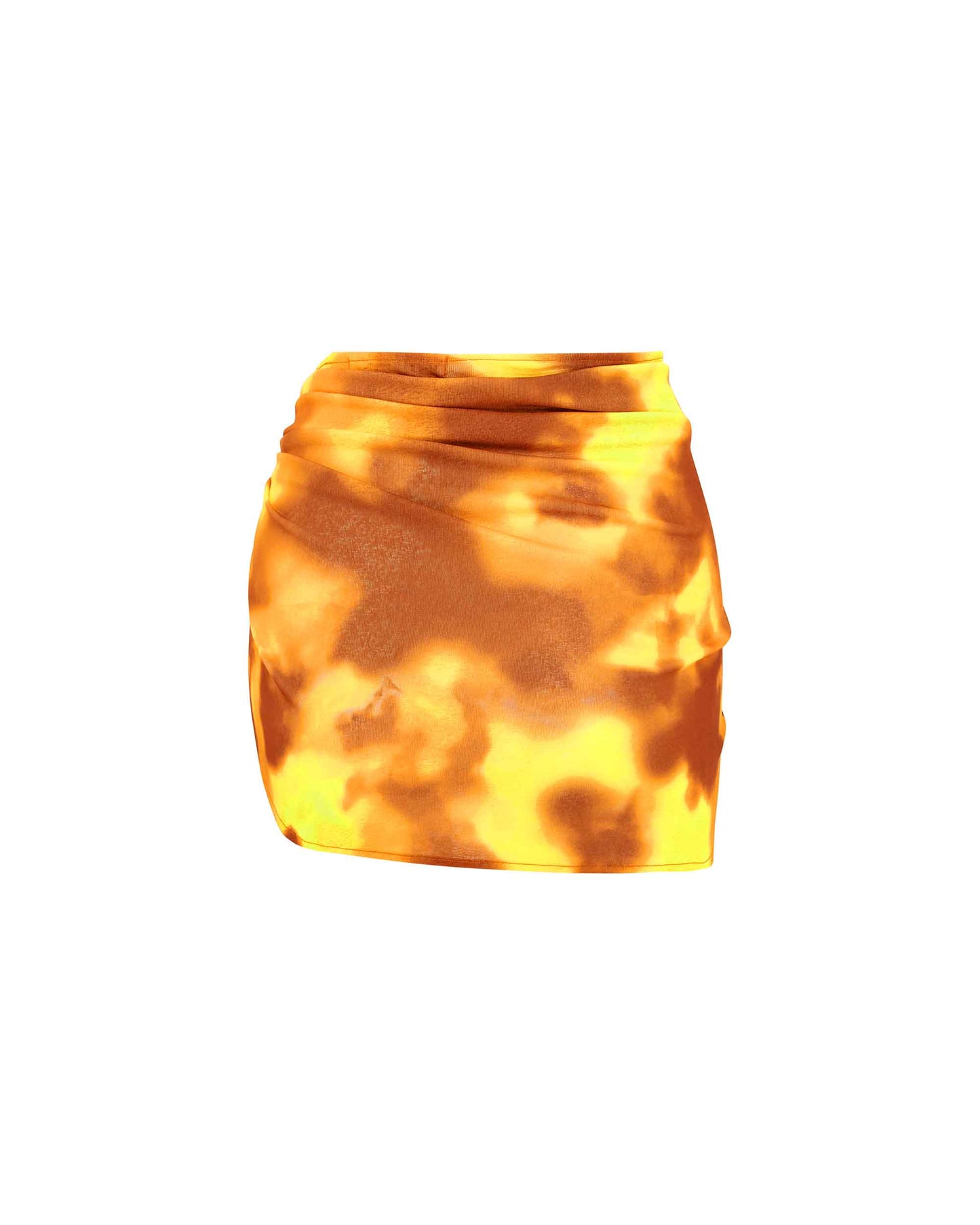 Back view of the Mesh Sarong - Ablaze.