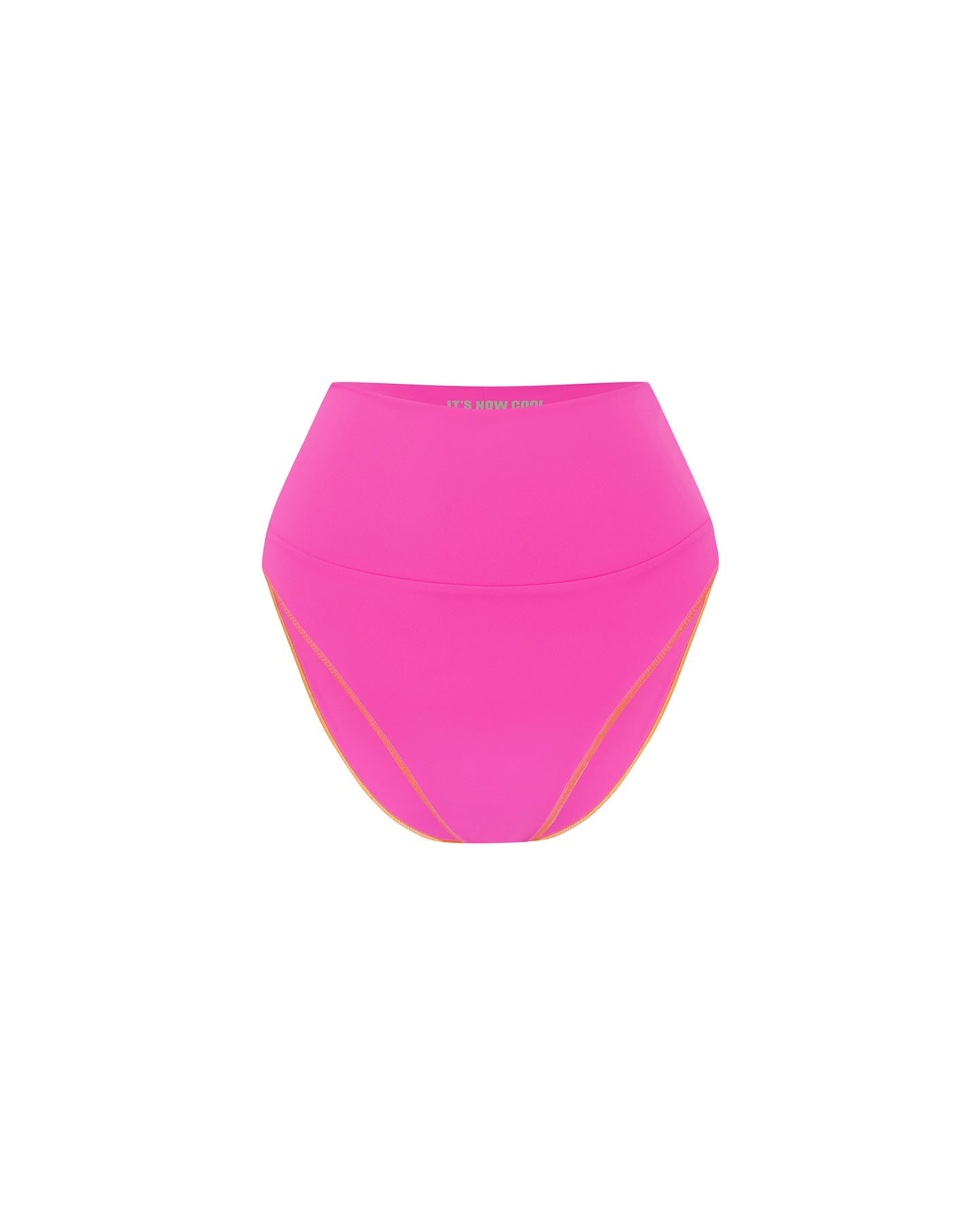 Studio image of the Contour High Waist Pant in Magenta, featuring its high rise waistline and compression fit. 