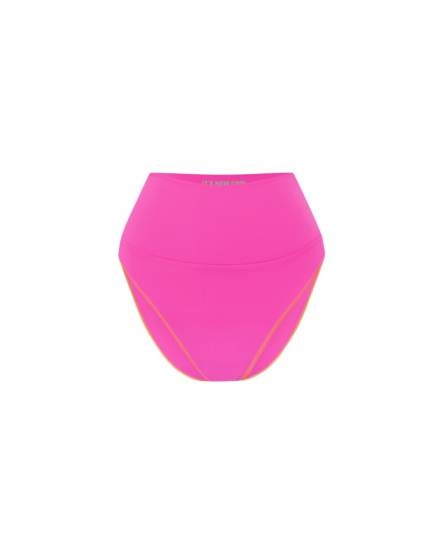 Studio image of the Contour High Waist Pant in Magenta, featuring its high rise waistline and compression fit. 