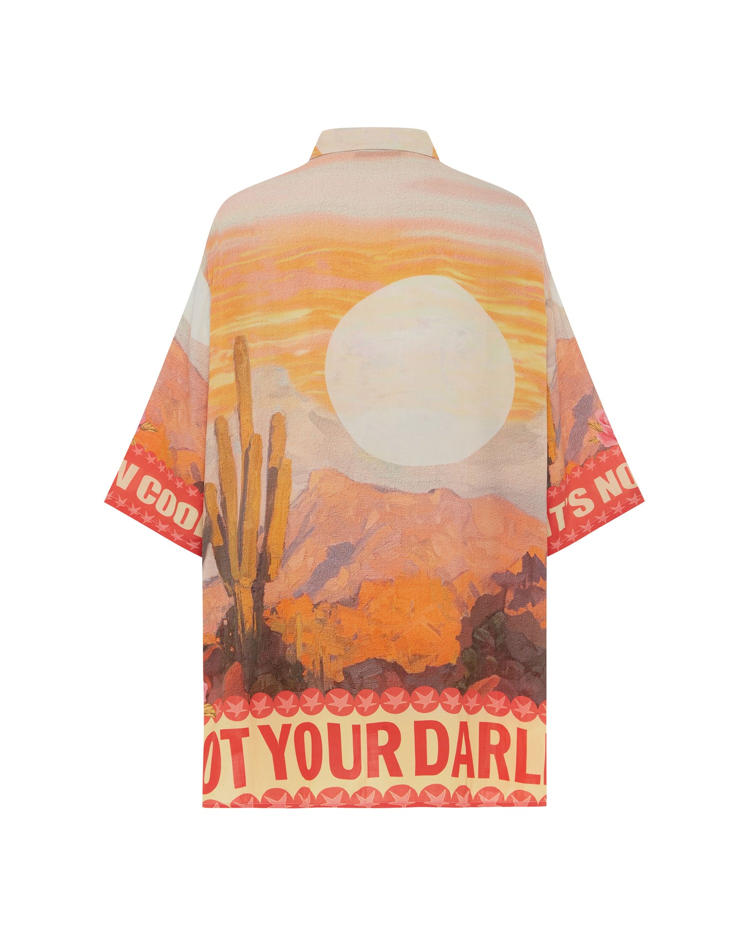 Back view of the Vacay Shirt - Darlin'. 