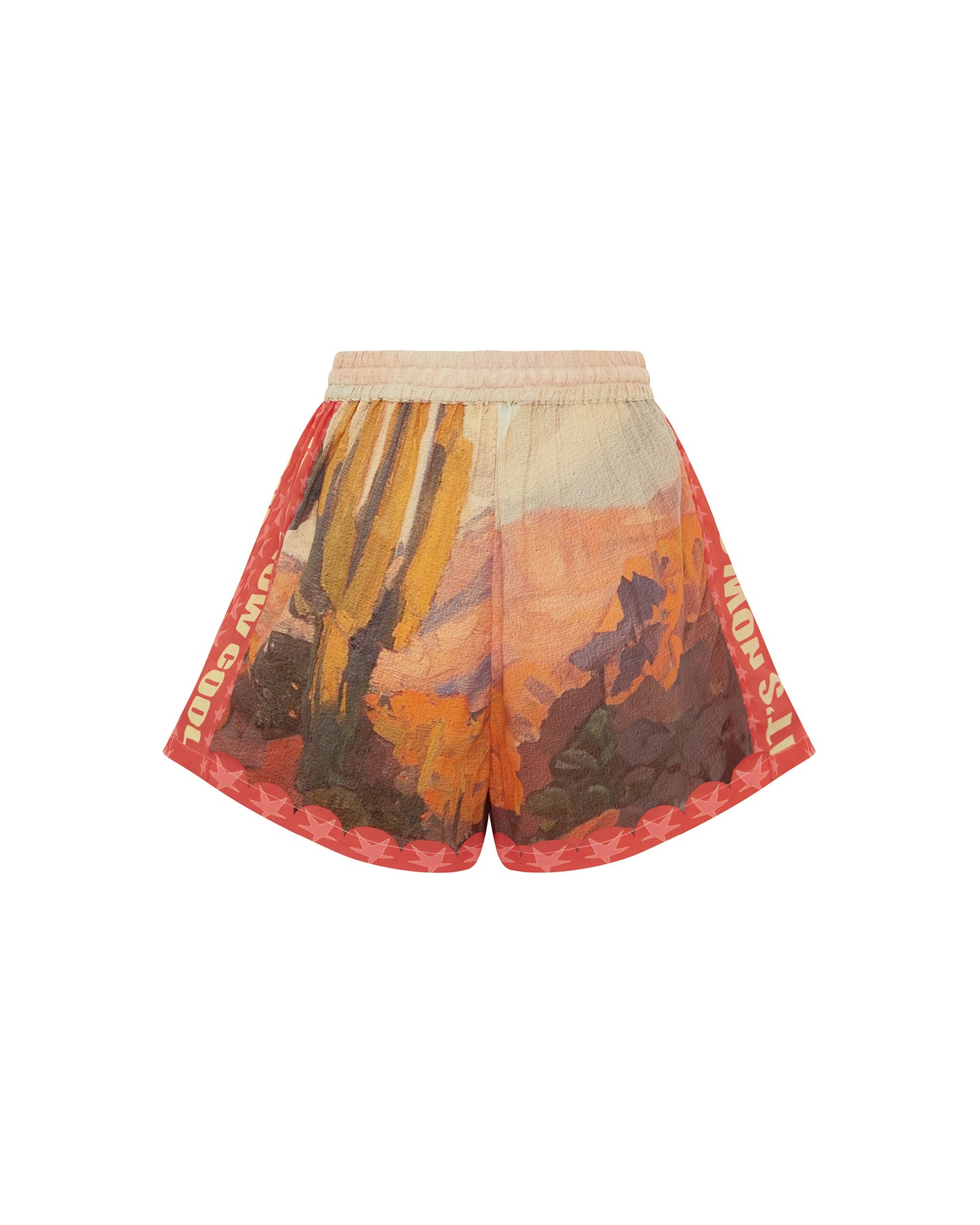 Back view of the Vacay Short - Darlin'. 