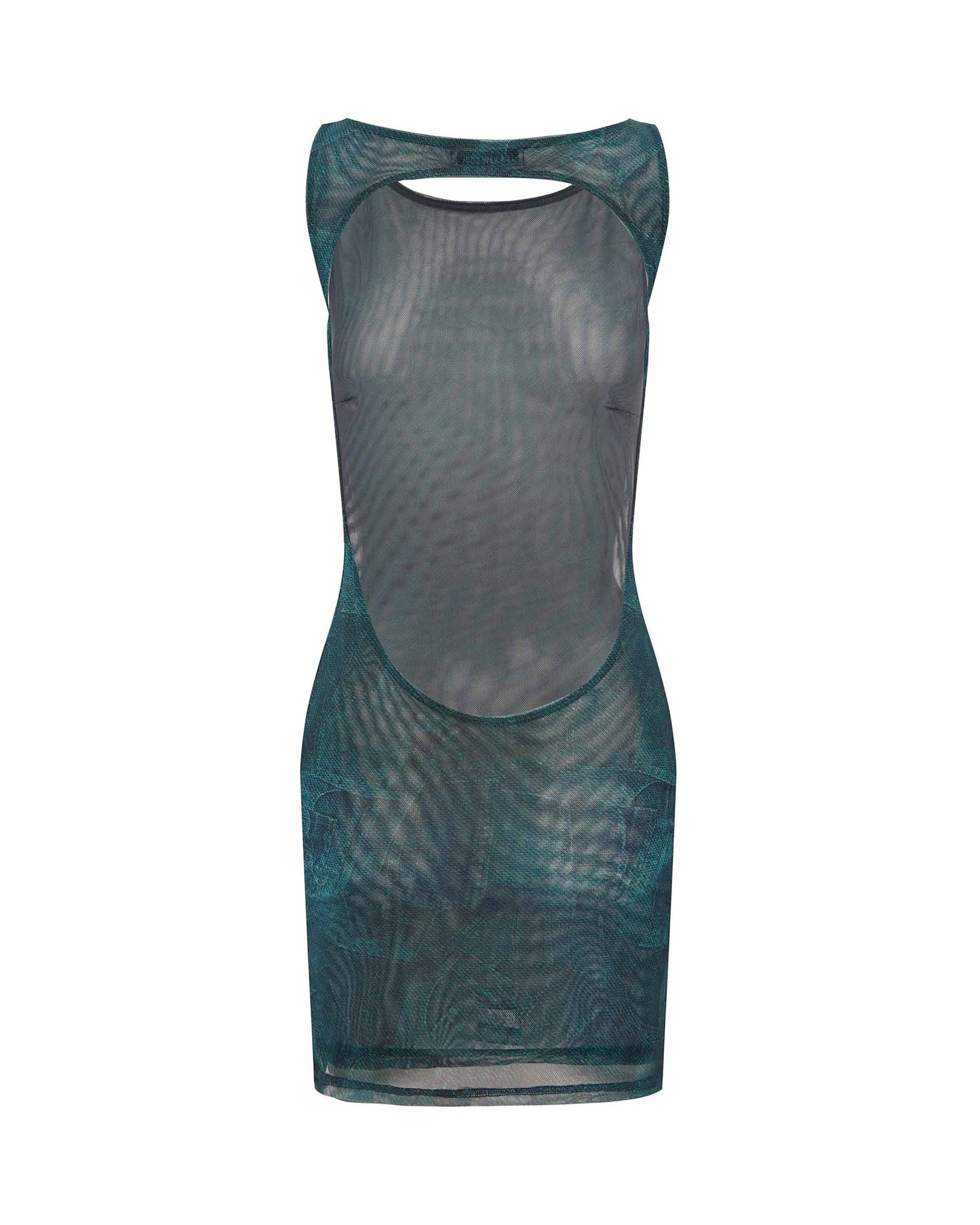 Back view of the Backless Mini - Arizona. 